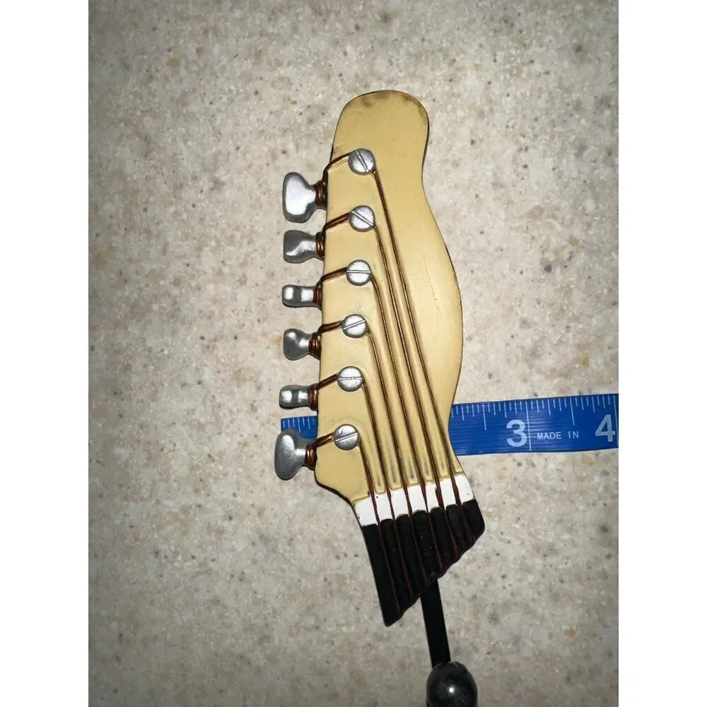 Electric and Acoustic Guitar Headstock RESIN Decorative Wall Hooks 2008 ICA Home